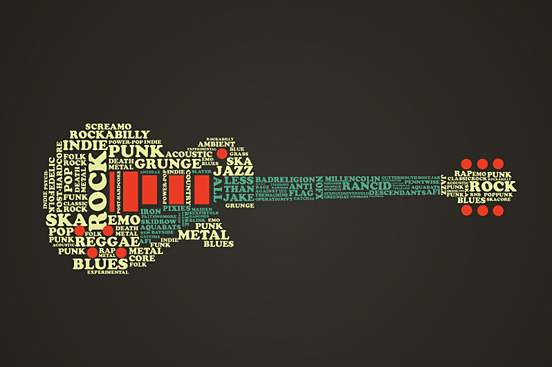 Guitars Music Art