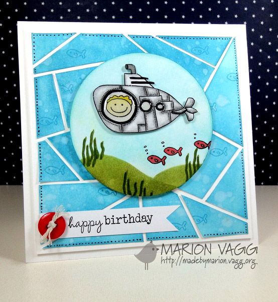 Happy Birthday Submarine Card