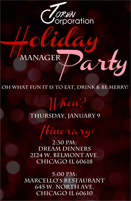 Holiday Party Invitation Templates