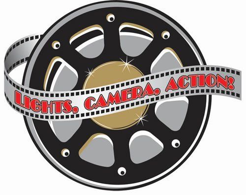 Hollywood Movie Reel Cutouts Hollywood Movie Reel Cutouts