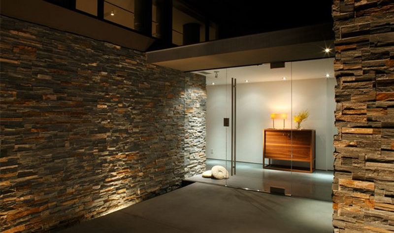 Home Interior Design Stone Wall