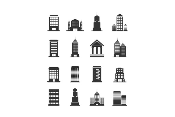 Icon Office Building Map