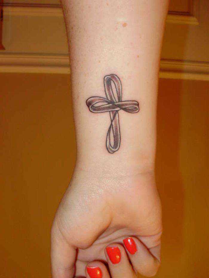 Infinity Cross Tattoo Designs