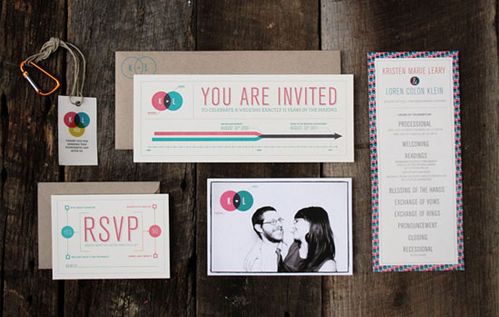 Infographic Wedding Invitation