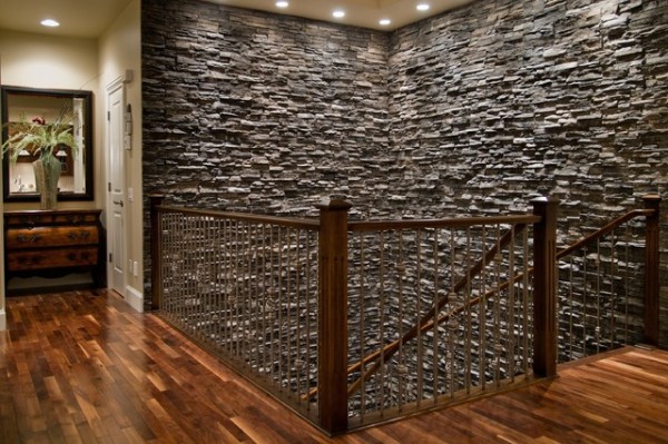 Interior Faux Stone Wall