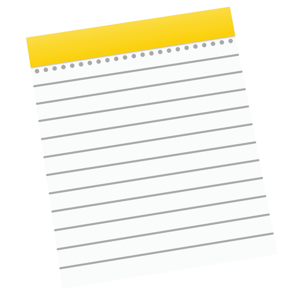 iOS 7 Notes Icon Mac