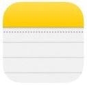 iOS 7 Notes Icon