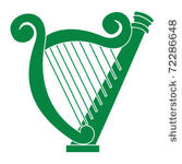 Irish Harp Vector