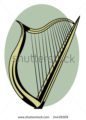 Irish Harp Vector