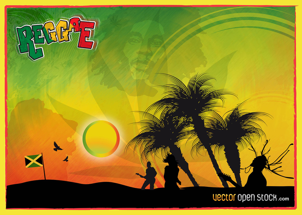 Jamaican Reggae Clip Art