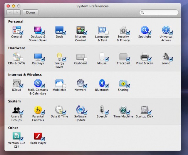 Mac System Preferences Icon