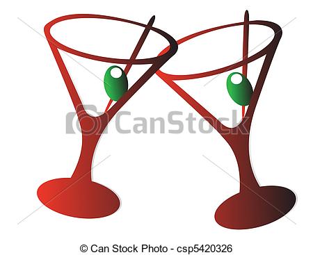 Martini Glass Clip Art