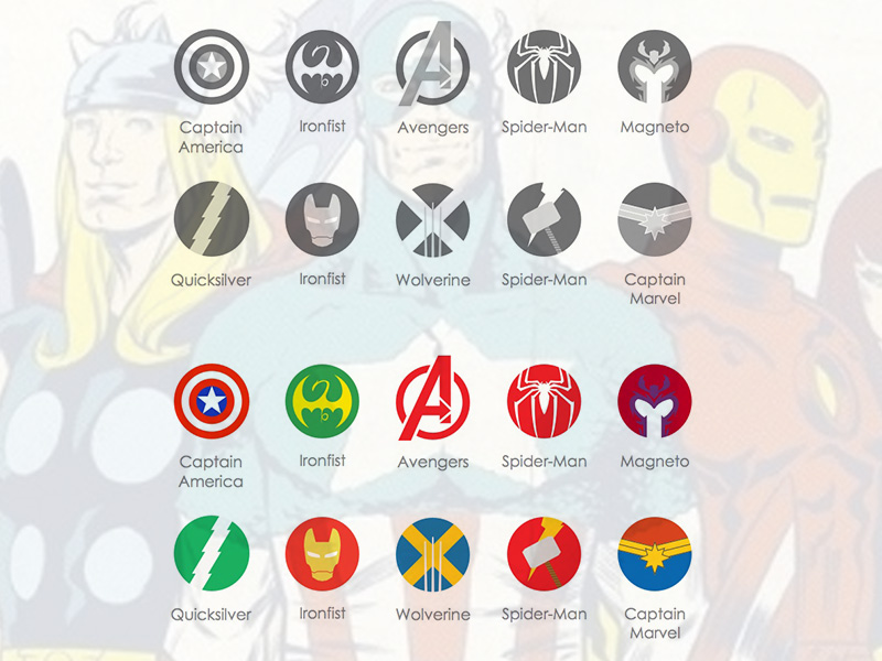Marvel Avengers Icons