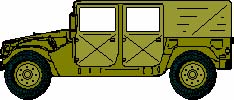 Military Vehicle Icons Clip Art