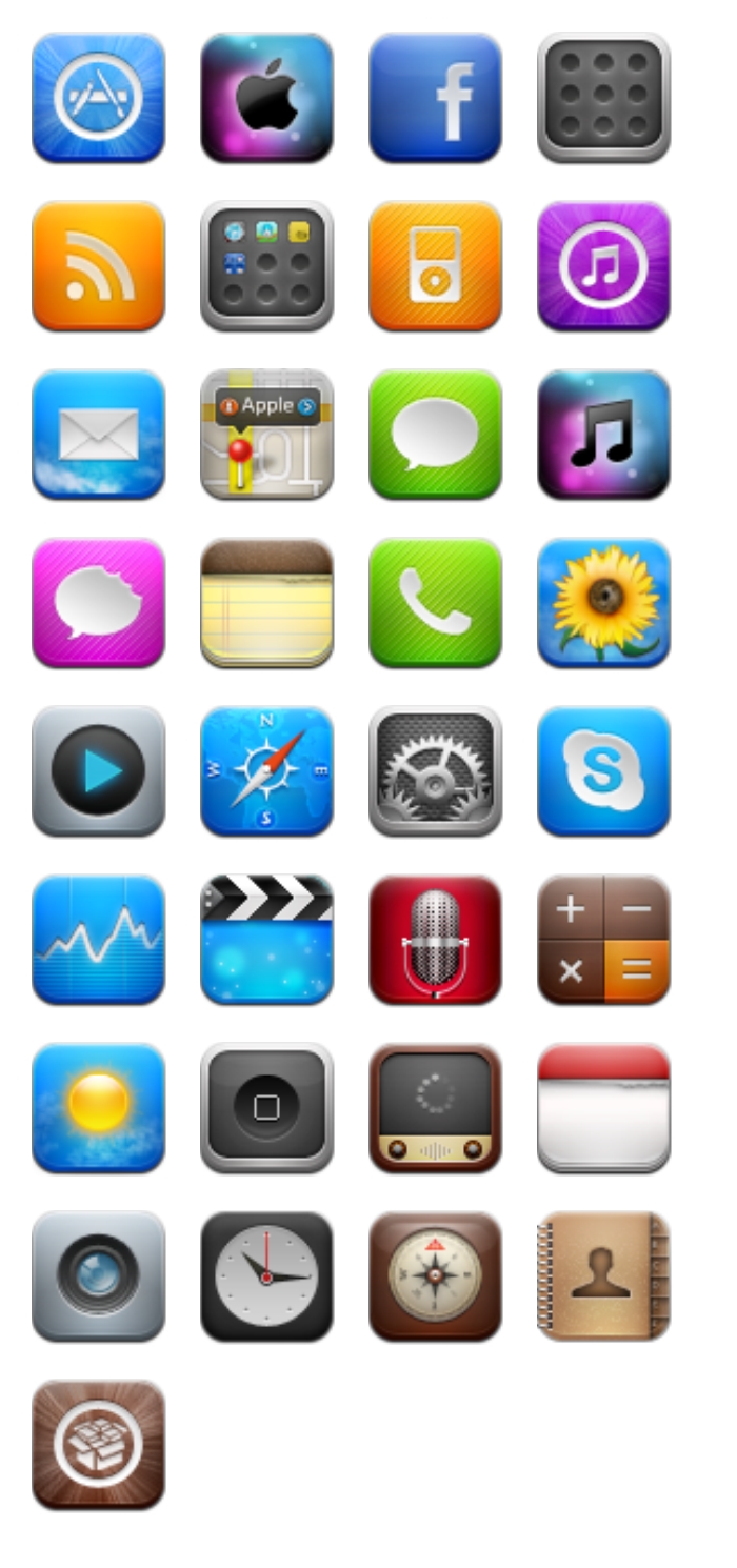 19 Cell Phone App Icons Images