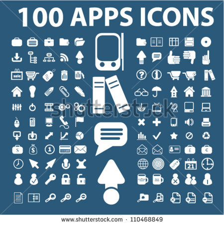 Mobile Phone App Icons