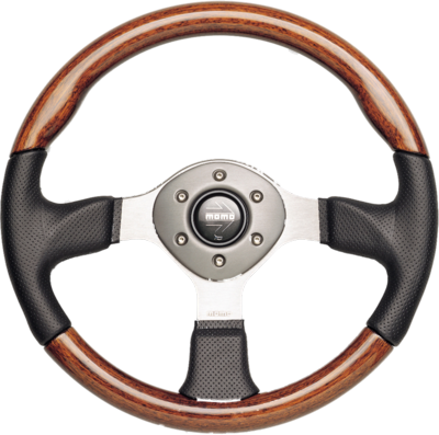 Momo Wood Steering Wheel