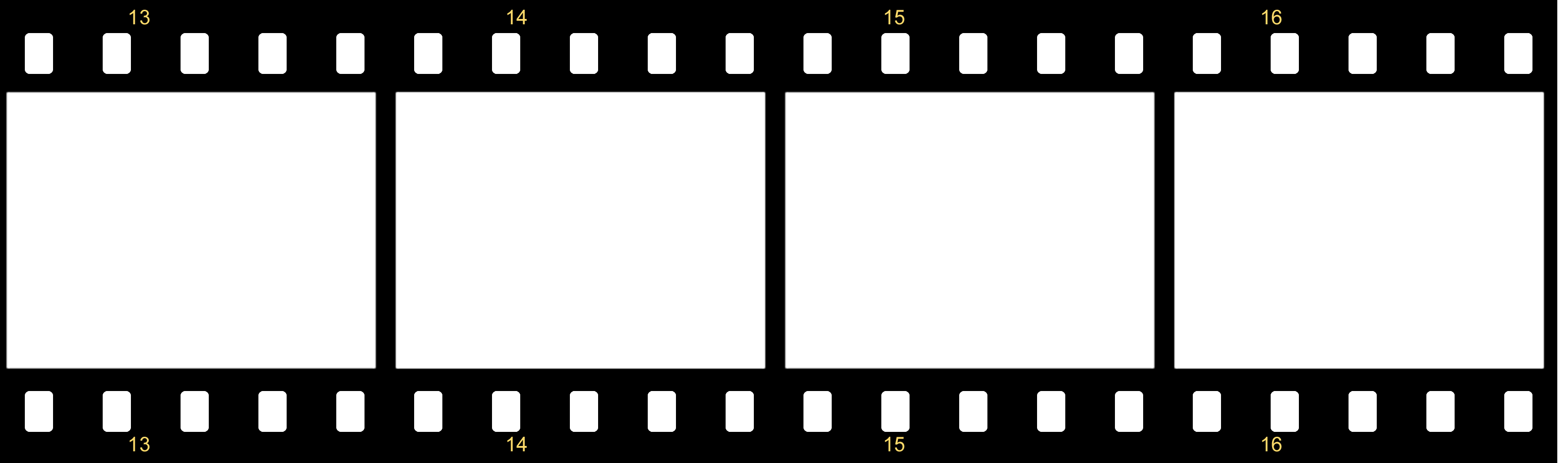 Movie Film Strip Template