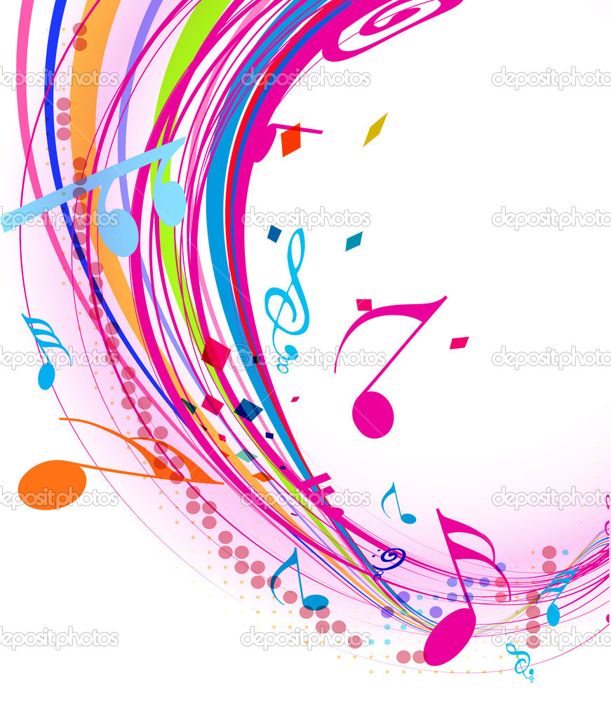 Music Note Vector Background Designs