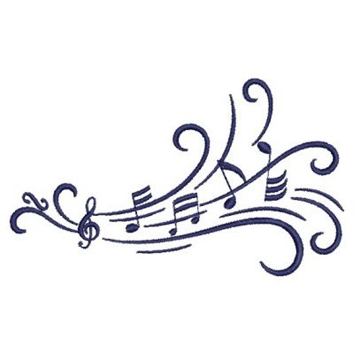 Music Notes Embroidery Designs