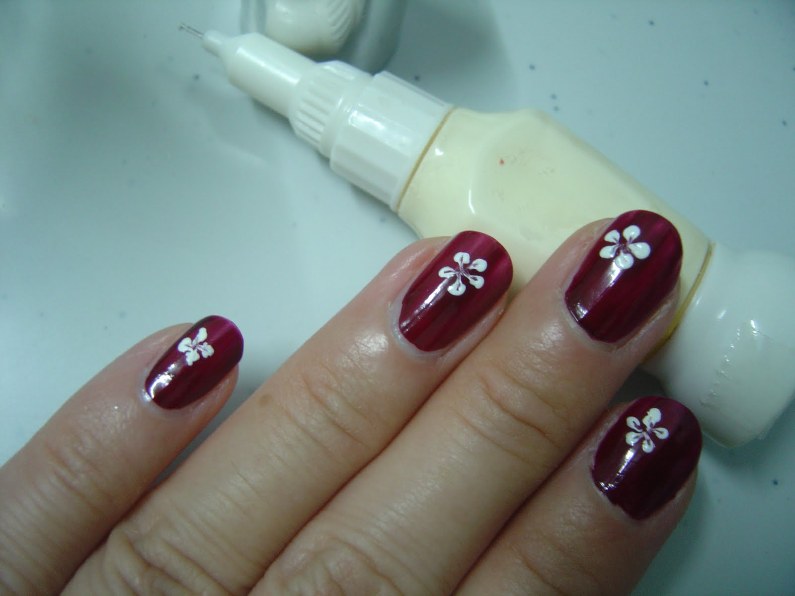 14 Easy Flower Nail Designs Images