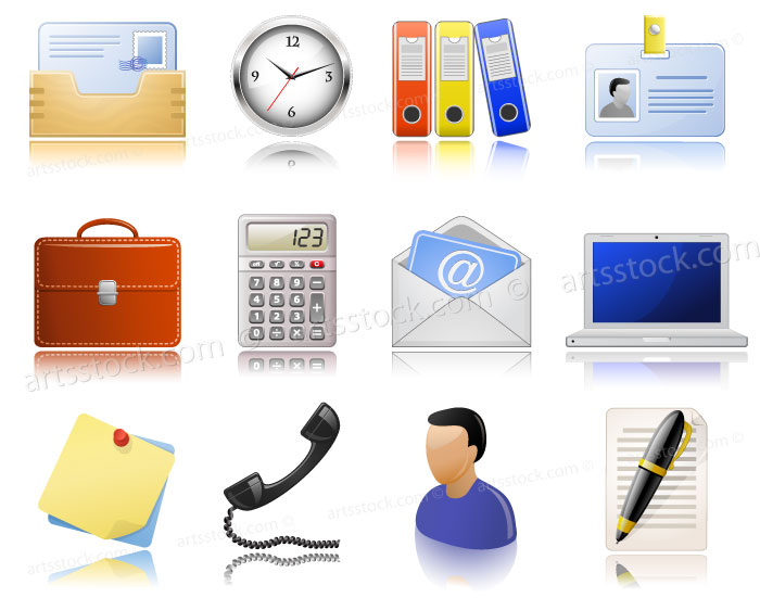 15 Office Vector Icon Pack Images