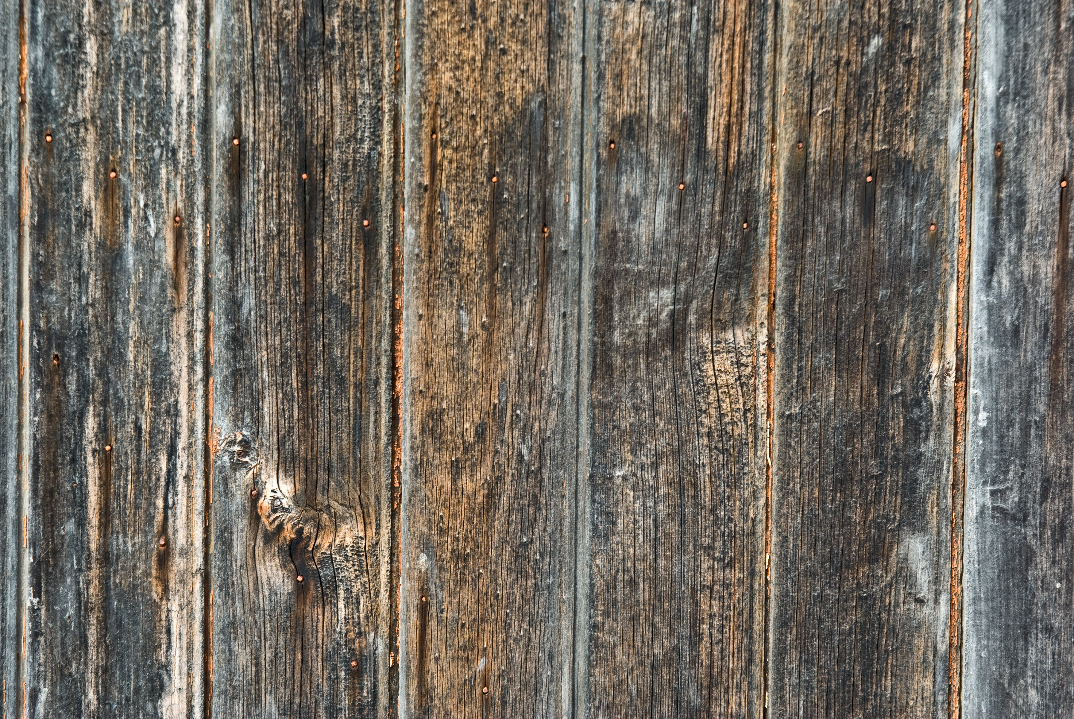 Old Dark Wooden Fence Textures