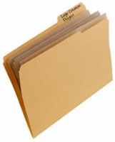 Old Manila File Folder