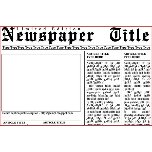 Microsoft Newspaper Template from www.newdesignfile.com