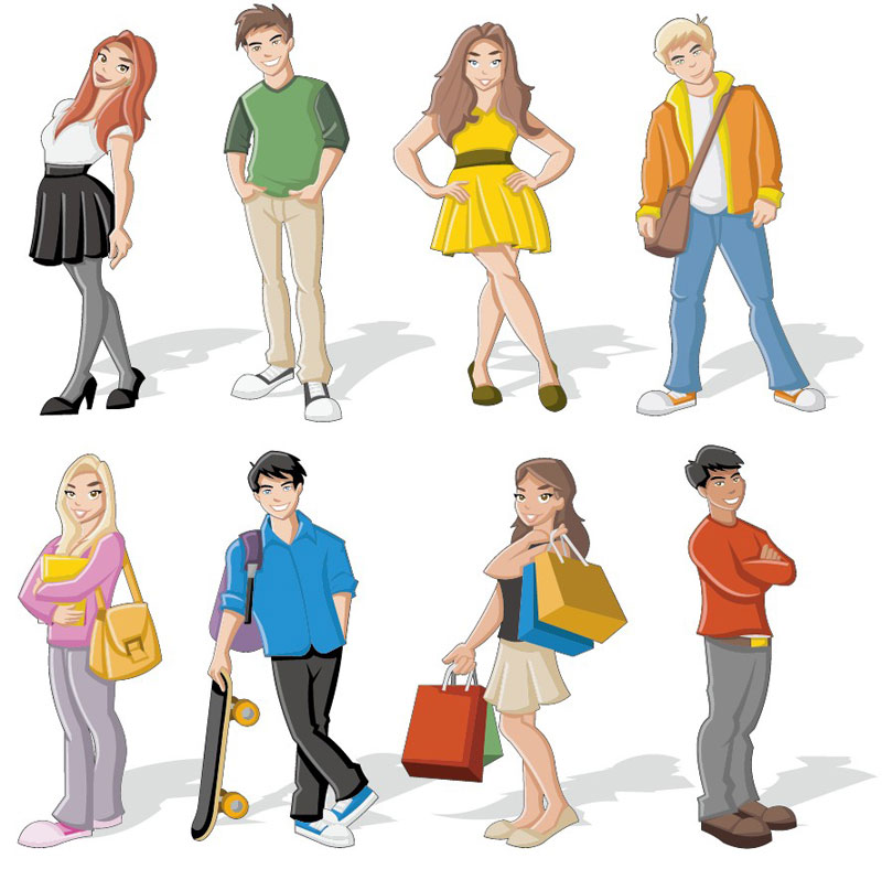 Person Cartoon Characters Person Cartoon Characters