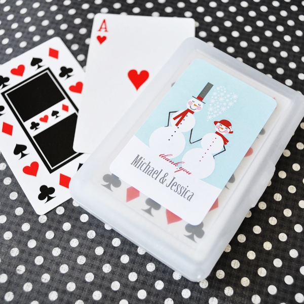 Personalized Wedding Playing Cards