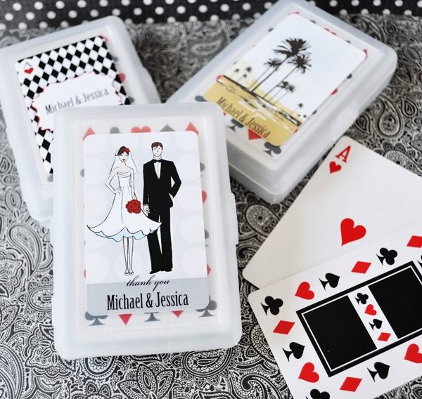 Personalized Wedding Playing Cards