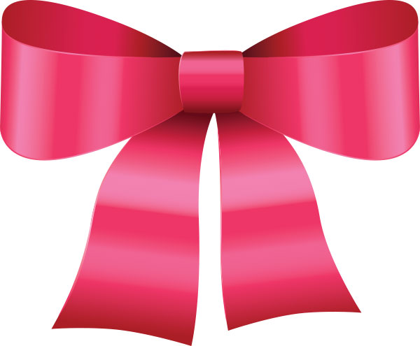 Pink Ribbon Banner Vector