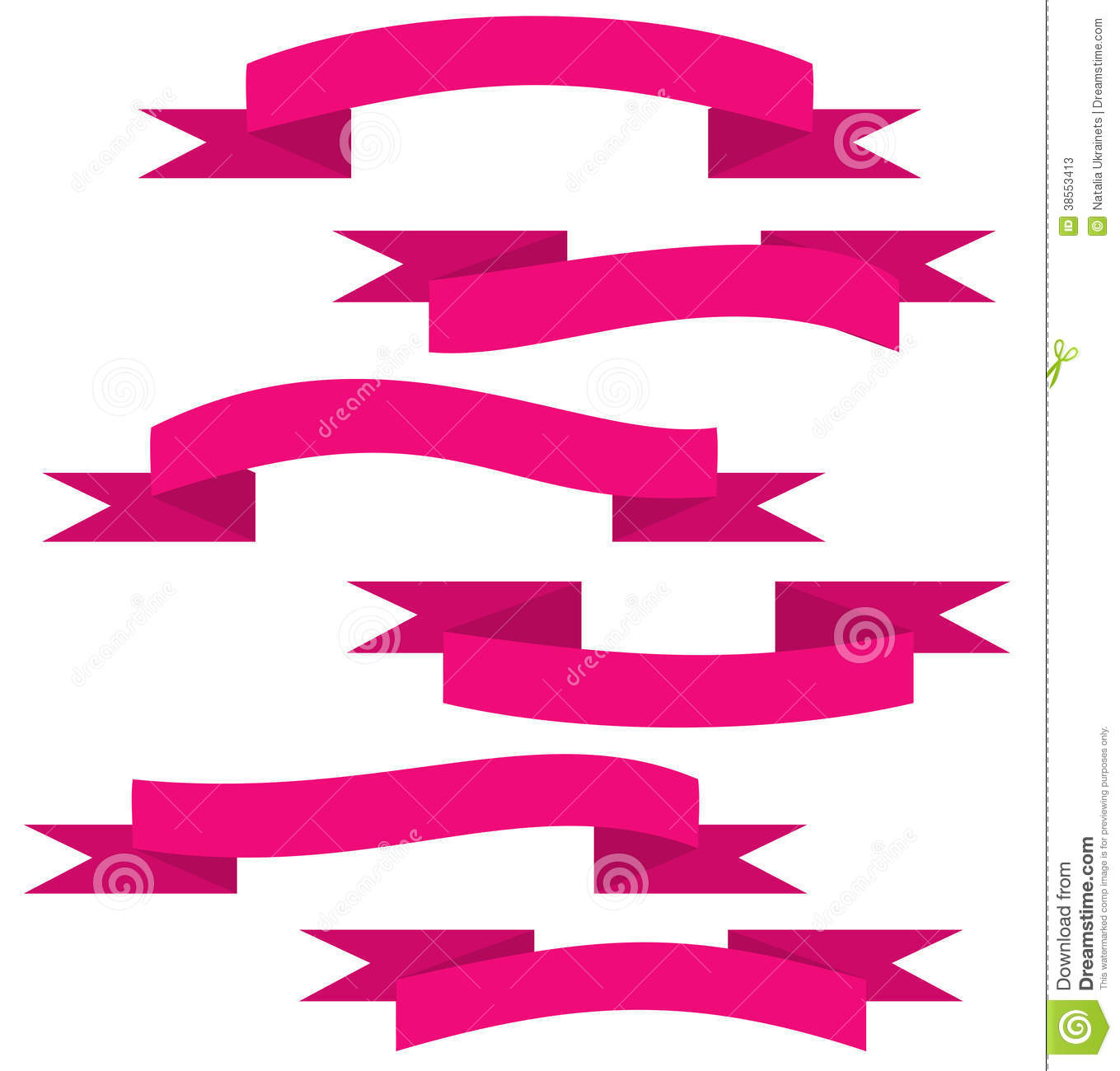 Pink Ribbon Vector