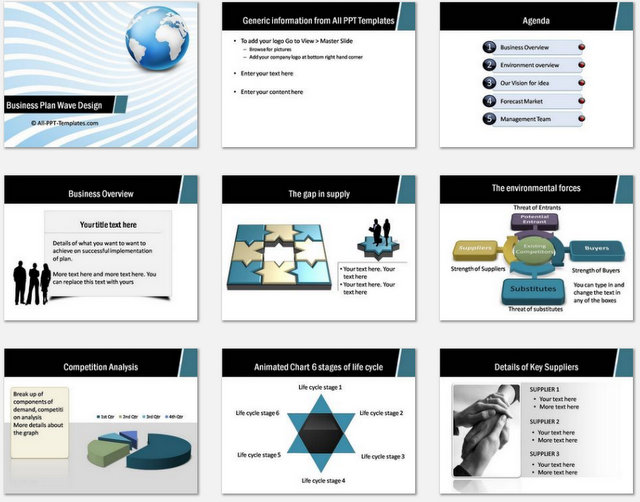PowerPoint Business Plan Template PowerPoint Business Plan Template