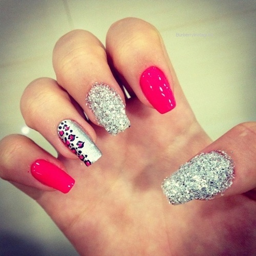 Pretty Pink Nail Design