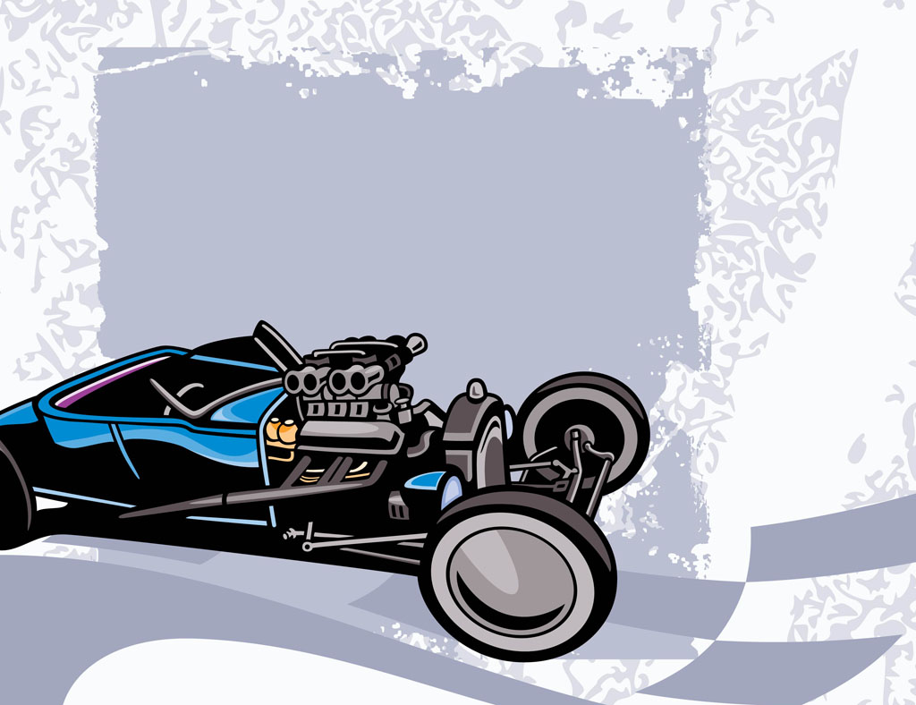 Race Car Vector Art Graphics