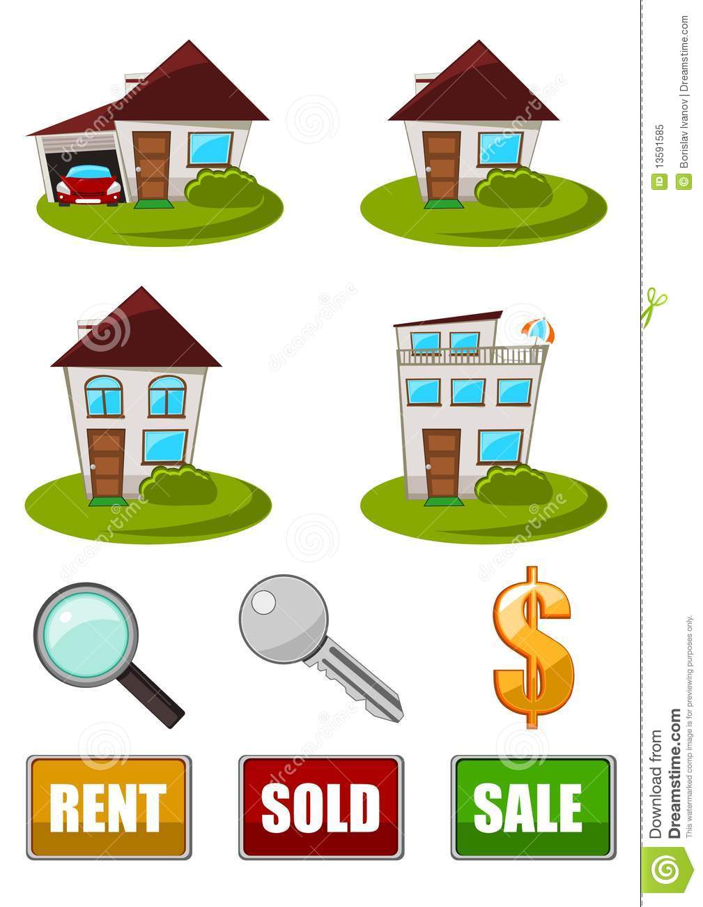 Real Estate Icon Set