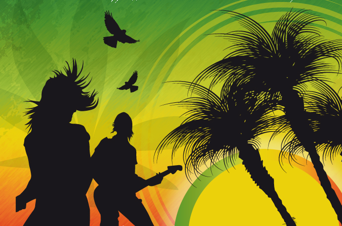 Reggae Music Clip Art