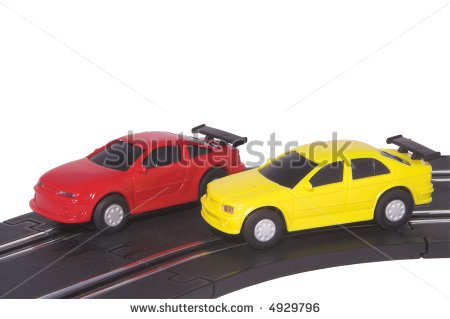 Slot Car Race Track Clip Art