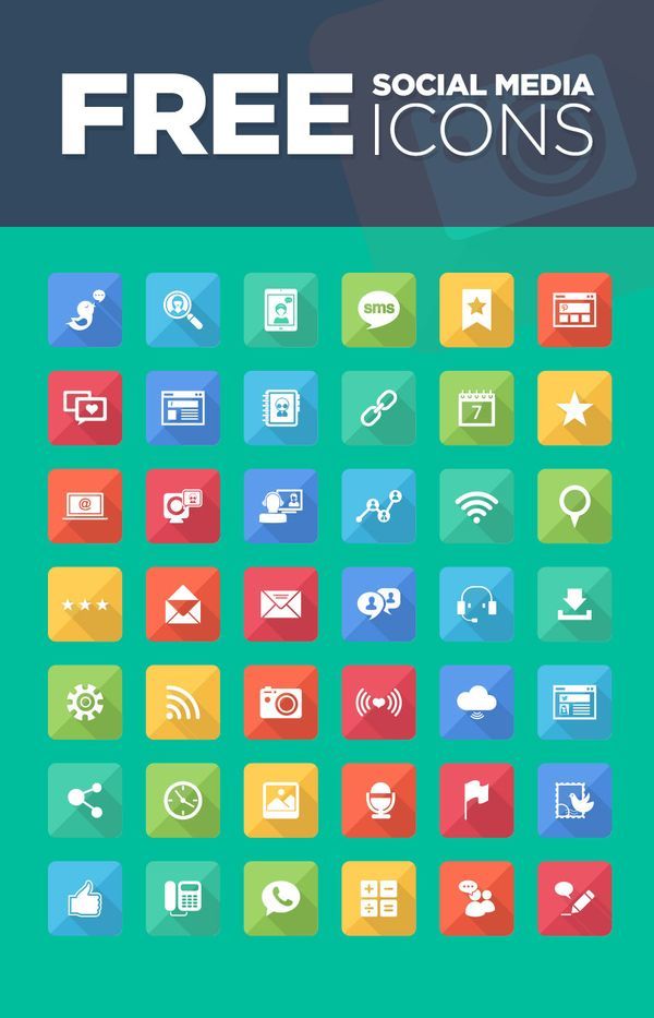 Social Media Icons Free