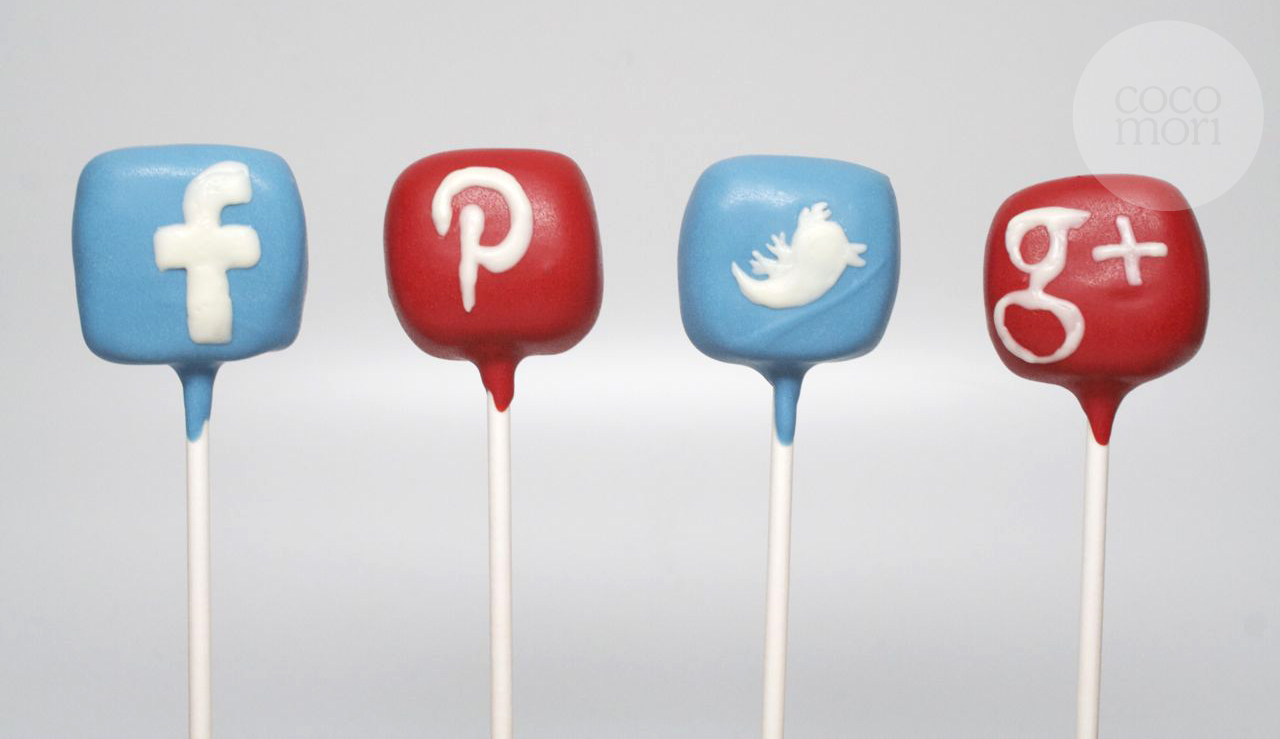 Social Media Icons Pinterest Facebook Twitter