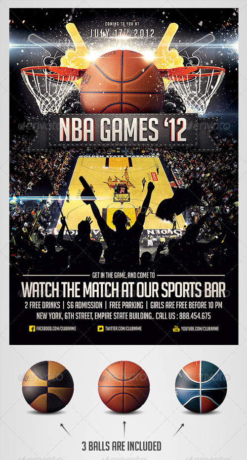 Sports Flyer Templates for Free