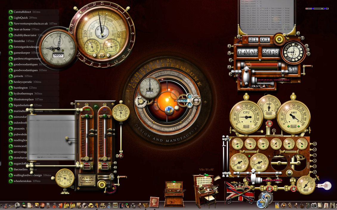 Steampunk Desktop Theme Windows 7