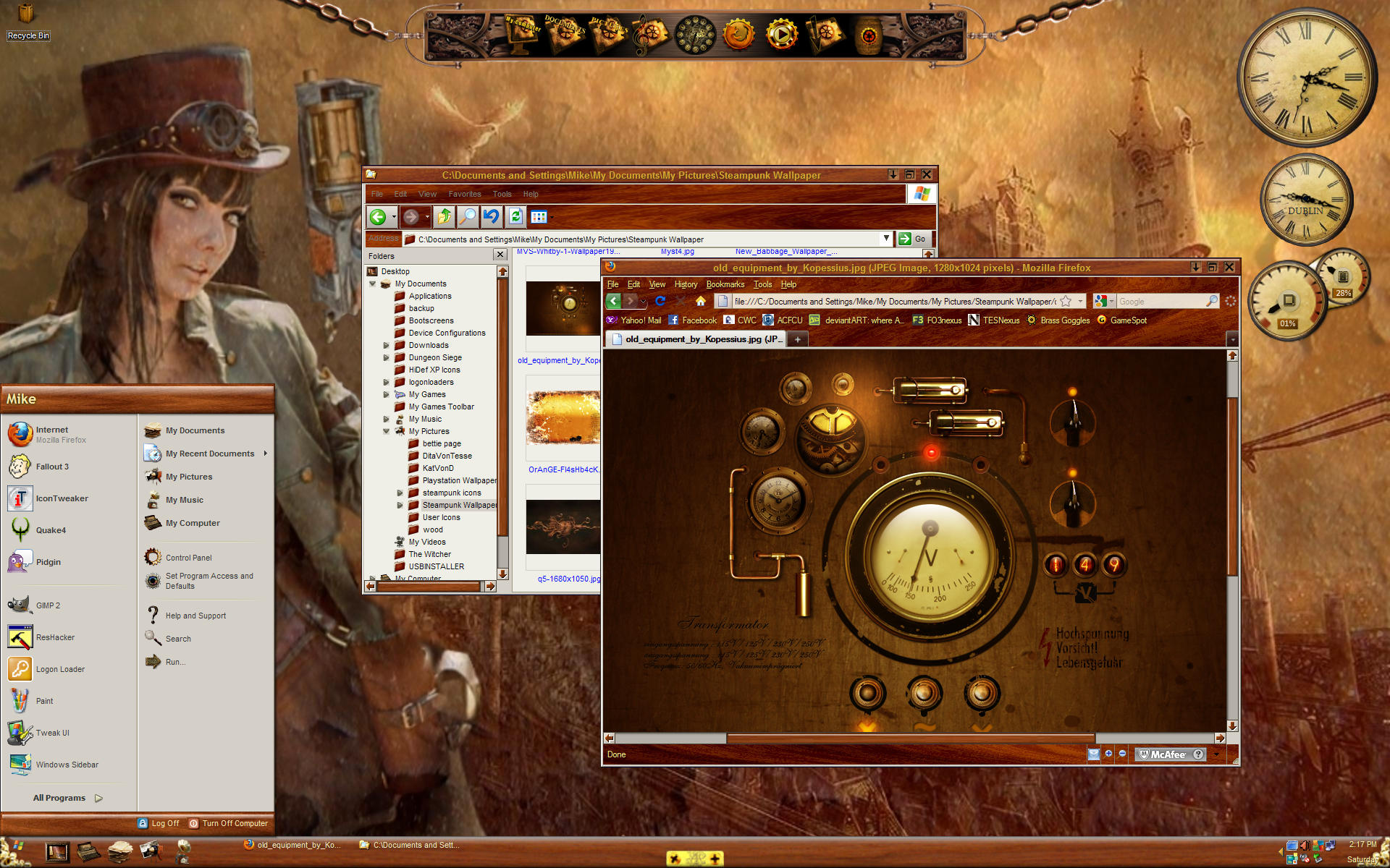 Steampunk Desktop Themes Windows