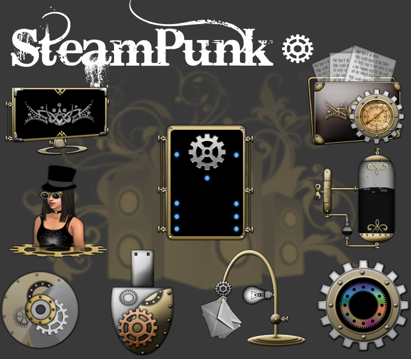 Steampunk Icons Windows 7