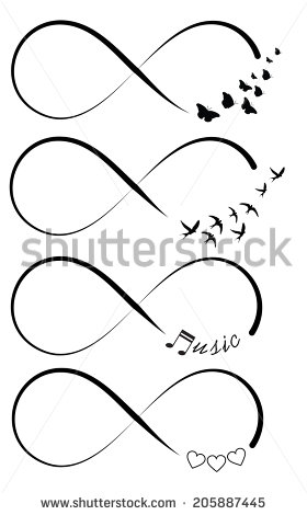 Stock Vector Infinity Symbols