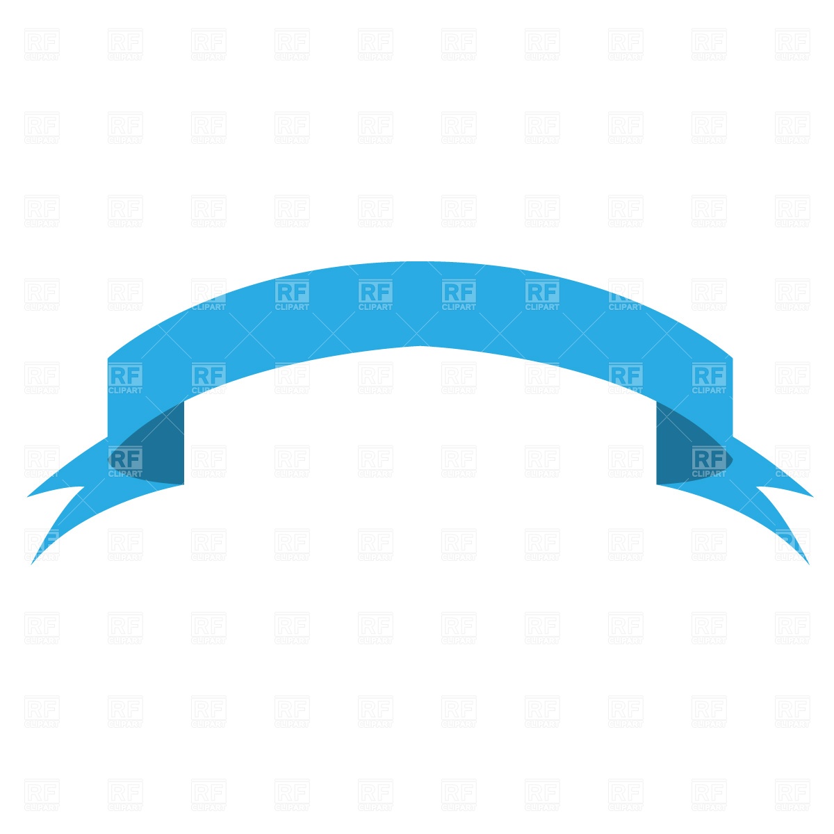 Straight Ribbon Banner Clip Art