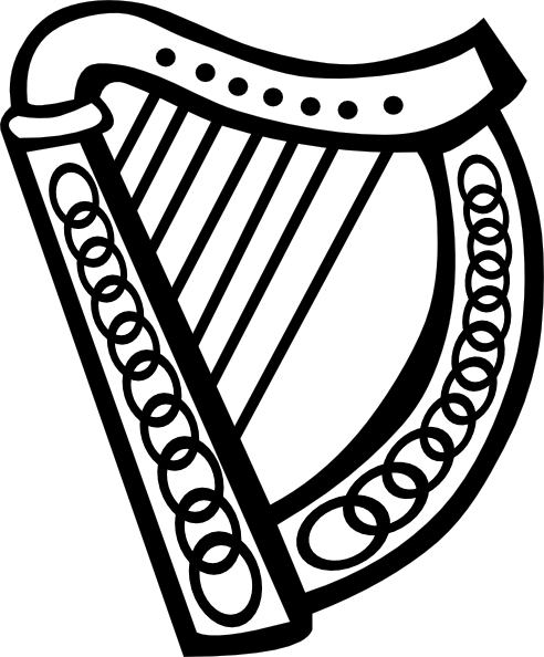 Symbol Celtic Harp Clip Art Symbol Celtic Harp Clip Art