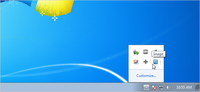 System Tray Windows 7